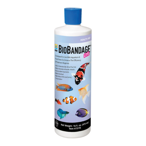 BIO-BANDAGE® LITE Wound Aid – Tratamiento profesional para heridas de peces en acuarios de agua dulce y salada.