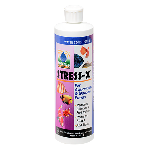 Hikari STRESS-X® Water Conditioner 16 Oz para acuarios de agua dulce, neutraliza cloro y trata hasta 960 galones – disponible en República Dominicana.