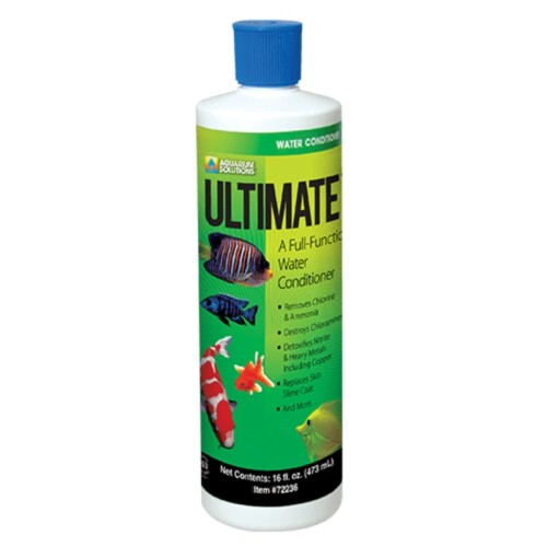 Hikari ULTIMATE® Complete Water Conditioner 16 Oz para acuarios, elimina cloro, cloraminas y amoníaco, trata hasta 960 galones – disponible en República Dominicana.