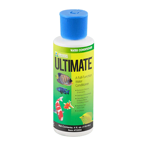 Hikari ULTIMATE® Complete Water Conditioner 4 Oz para acuarios, elimina cloro y amoníaco, trata hasta 240 galones – disponible en República Dominicana.