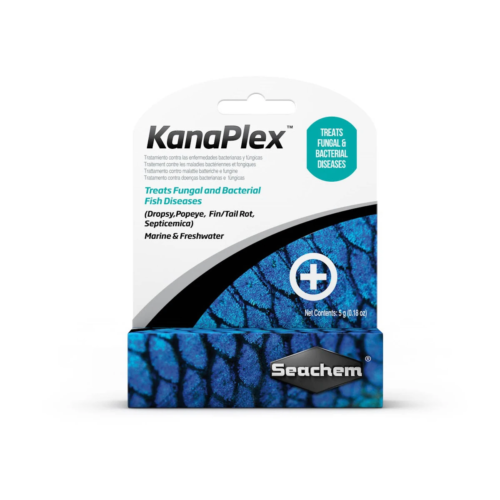 Seachem KanaPlex 5g antibiótico para infecciones bacterianas en peces de acuario.