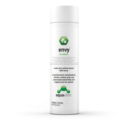 Aquavitro Envy 350 mL suplemento nutricional con vitaminas para peces marinos.