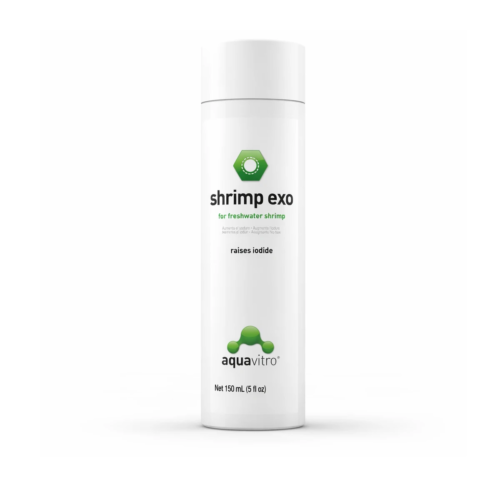 Aquavitro Shrimp Exo 150 mL suplemento para exoesqueleto y muda de camarones de acuario.