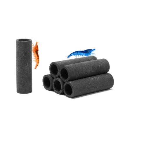 Aquavitro Shrimp Pipes refugio de cerámica para camarones de acuario.