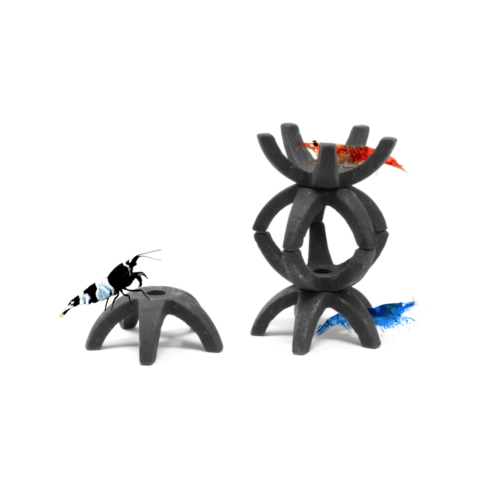 Aquavitro Shrimp Stars refugio de cerámica para camarones de acuario.