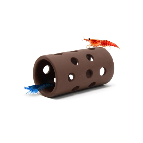 Aquavitro Shrimp Tube refugio de cerámica para camarones de acuario.