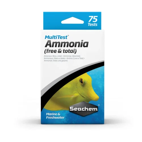 Seachem MultiTest Ammonia kit de prueba 75 tests para acuarios en República Dominicana.