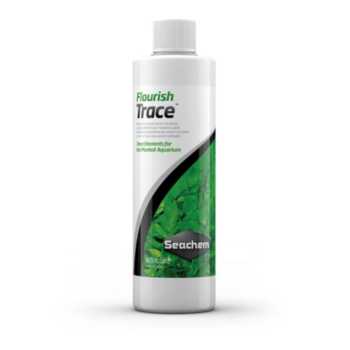 Seachem Flourish Trace 250 mL suplemento de oligoelementos para plantas de acuario.
