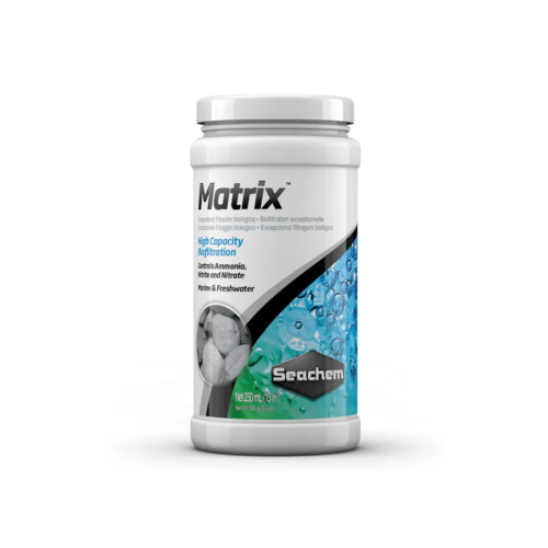 Seachem Matrix 250 mL medio filtrante biológico para acuarios.