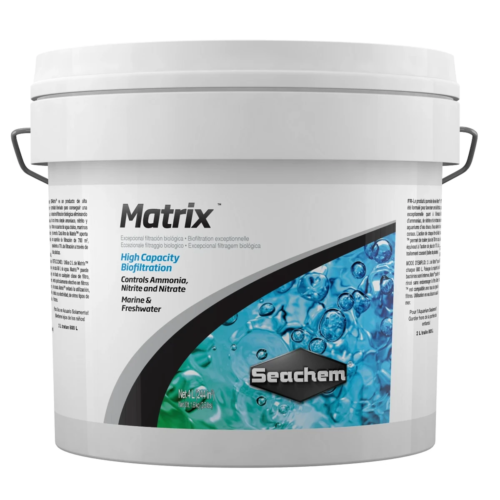 seachem matrix 4l medio filtrante biologico para acuarios