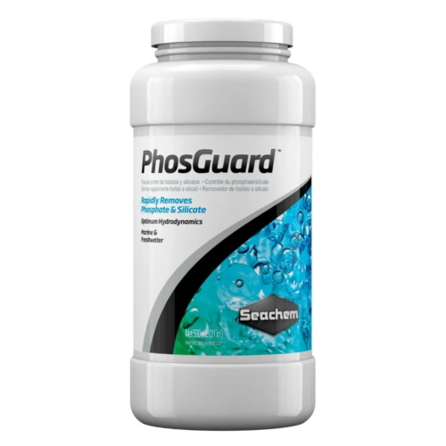 Seachem PhosGuard 500 mL removedor de fosfatos y silicatos para acuarios.