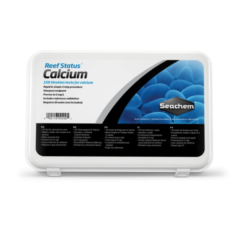 Seachem Reef Status Calcium kit de prueba de calcio para acuarios marinos 150 tests en República Dominicana.