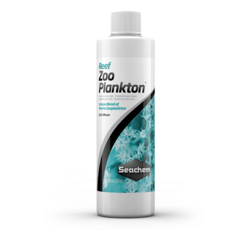 Seachem Reef Zooplankton 250 mL alimento de zooplancton para corales de acuario marino.