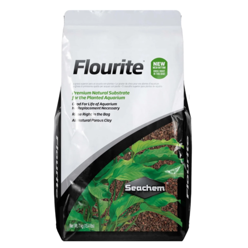Seachem Flourite 7 kg sustrato mineral para plantas de acuario.