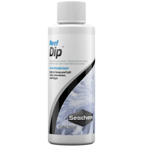 Seachem Reef Dip 100 mL tratamiento para limpieza de corales de acuario.