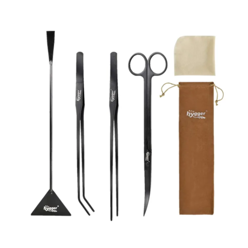 Hygger HG965 Kit de Herramientas de Acuario en Acero Inoxidable (4 Piezas)