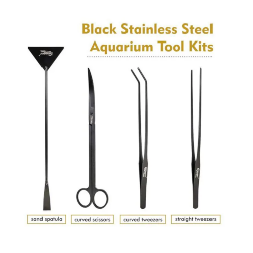 Hygger HG965 Kit de Herramientas de Acuario en Acero Inoxidable (4 Piezas)