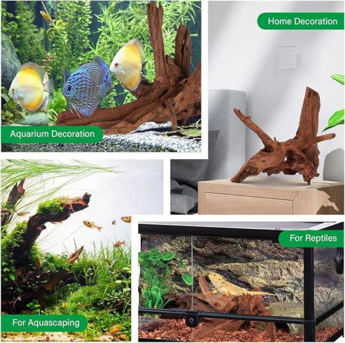 Hygger HC001-S Tronco Natural para Acuario Aquascaping Driftwood