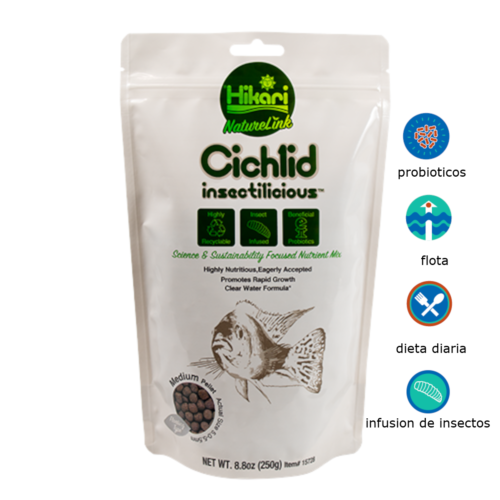 Hikari Insectilicious 250g para cíclidos