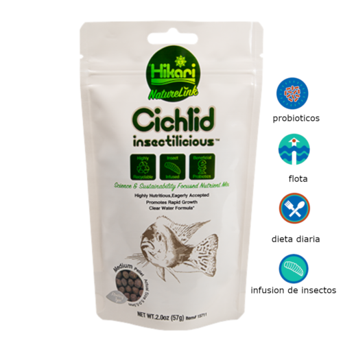 Hikari Insectilicious 250g para cíclidos