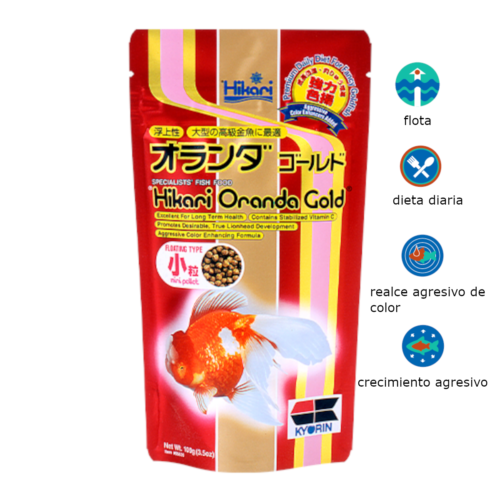 Hikari Oranda Gold alimento premium para goldfish ornamentales